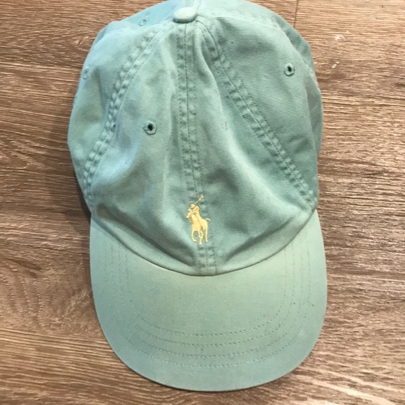 mint green polo hat